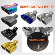 Car Exhaust Pipe Suitable for New Saio New Fit Fox Yuexiang Stainless Steel Color Muffler Tail Throa