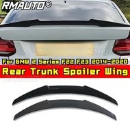 premium-Car Rear Wing Rear Trunk Spoiler Protector Diffuser Body Kit For BMW 2 Series F22 F23 2014-2