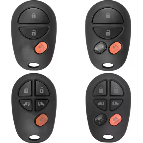 Keyecu GQ43VT20T 3 4 5 6 Buttons Remote Car Key Fob for TOYOTA Sienna 2004 2005 2006 2007 2008 2009 