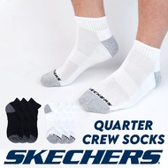 Kaos Kaki Skechers Quarter Crew Socks Pendek Olahraga