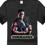 T Shirt Commando Arnold Schwarzenegger Filem Kultus
