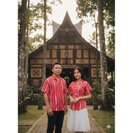 SET COUPLE CORAK BORNEO BLOUSE BORNEO KEMEJA LELAKI BORNEO B/F BLOUSE PLUS SIZE BLOUSE