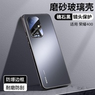 เคสโทรศัพท์กระจกเงาบางเฉียบ Honor 400 pro รุ่นใหม่พร้อมฟิล์มป้องกันเลนส์ ป้องกันการตกหล่น ดีไซน์สุดห