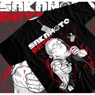 Sakamoto Days Taro Sakamoto Anime T-Shirt Nagumo Sakamoto Days Shirt Kapas leher bulat