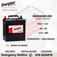 ENERGIZER EFB M42R | 60B20R AUTOMOTIVE CAR BATTERY