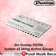 Dunlop DGT04 System 65 Guitar String Action Gauge Acoustic Electric Bass Guitar Ruler Kapok Gitar Akustik Elektrik Bass