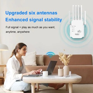 1200Mbps Wireless WiFi Signal Amplifier - Dual-band 2.4GHz/5GHz WiFi Booster