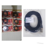 KIRLIN 6M BK MPC-270PB 20AWG, XLR mic cable Hosa MBL125 XLR3F to XLR3M Microphone Cable, 25 Feet