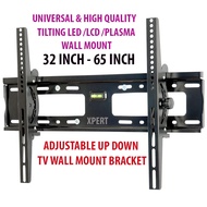 32" - 65" INCH HIGH QUALITY TILT ADJUSTABLE UP DOWN TV WALL MOUNT BRACKET