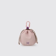Exsport Scrunch Coin Pouch, Light Pink