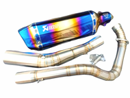 ชุดท่อ Exciter 155VVA(เอ็กซ์ไซเตอร์155 วีวีเอ)ผลิตจากแสตนเลสเกรด 304 อย่างดีสวม 2 นิ้ว(51 มม.)+ ปลาย