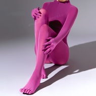 Men Women Couple Bodysuit Five-Finger Toe Socks Autumn Winter Velvet Thermal Bodysuit 85KG Plus Size