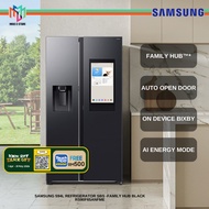 Samsung RS90F65ANF/ME 594L SBS Family Hub Black Refrigerator Auto Open Door On Device Bixby RS90F65A