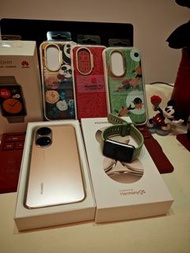 華為P50 手機 。香港行貨雙卡。谷歌google使用。leica萊卡認證 超級鏡頭。99.99新 送3個原裝套 🙂送  華為手錶