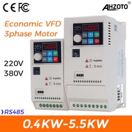 0.4KW อินพุต VFD 5.5KW 220V 380V 220V 3ph 380V เอาต์พุต3ph 220V 3ph มอเตอร์380V อินเวอร์เตอร์ขับความ