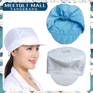 ESD Protection Hat Set Anti-Static Hat Polyester Conductive Material for Technicians