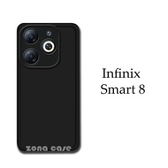 Softcase Infinix Smart 8 Terbaru - Casing Hp Smart 8 - Case Handphone Smart 8 Polos Hitam