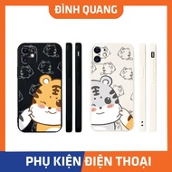 Square edge tiger cheek iphone case 6plus/6s/6splus/7/7plus/8/8plus/x/xs/11/12/pro/max/plus/promax -