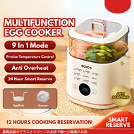 6-Mode Egg Boiler & Steamer – Half-Boiled Egg Maker with Timer