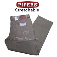 PIPERS MEN'S SLACK JEANS # P909-55902 # REGULAR FIT STRETCHABLE # SELUAR SLACK JEANS LELAKI GETAH # 