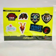 Cyberpunk 2077 / Gang of Cyberpunk 2077 Embroidery Badges (1 set 8pcs)