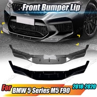 F90 M5 Car Front Bumper Canard Lip Trim Lower Splitter Diffuser Spoiler Body Kits Tuning For BMW 5 S