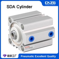 Compact Sda Type Pneumatic Air Cylinder 16 20 25 32 40 50 63mm Bore To 5 10 15 20 25 30 35 40 45 50 