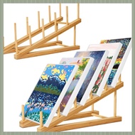(QJWR) Small Art Drying Rack Art Storage Rack5 Layers Paint Display Rack Storage Stand for Canvas Bo
