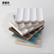 Wall Panel Solid Wood Background Wall Grid Panel Inner Round TV Decorative Panel Great Wall Semi-Cir