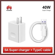 ∫∫∫ Huawei Charger Cable 40W Super Charger Adapter Micro Type C 5A Fast Charger.