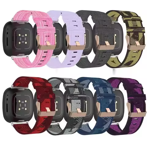 Nylon Strap For Fitbit Versa 3 4 Band Soft Bracelet For Fitbit Sense 2 Loop Wristband Smart Watch Ac