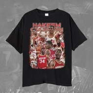 NBA Legend HAKEEM OLJUWON/ T-shirt Basketball T-shirt Hakeem Olajuwon Unisex