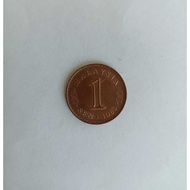 Malaysia Old Coins Collection - Malaysia 1 Sen 1983 - Bangunan Parlimen / Parliament Building