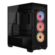 CORSAIR 3500X LX-R RGB iCUE Link Tempered Glass Mid-Tower PC Case, Black CS-CC-9011324-WW