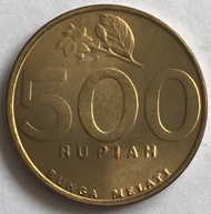 C117 , Koin Indonesia, th 2001 MELATI 500 rp UNC sangat bagus