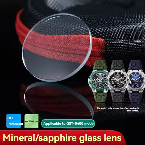Sapphire Glass Lens for Casio G-Shock GST-B400/B100/S110/S130/MTG-B1000 | Anti-Scratch Crystal Cover