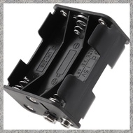 Double Side Spring 6 x 1.5 V AA Battery Holder Case Box Black