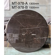 Marble Round Dining Set ( 1+6 ) Chair/ & Table ( 4.5ft ,5FT ,6FT)