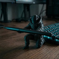 3D Printed Tactical Soldier Pen Stand | S.W.A.T. Figure Desk Organizer | Military Gift for Men