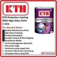 KTH High Gloss Paint 5953 1 Litre (Cat Kilat Alas Kayu/Besi)