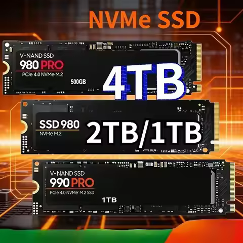 980Pro/990Pro M2 SSD Solid State Drive 1TB, 2TB, 4TB, PCIe 4.0 NVMe, 7400MB/s suitable for laptops a