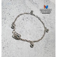 2.20GM-925 KIDS SILVER ANKLET-925 SILVER ANKLET-925 SILVER KIDS KAAL KOLUSU--925 VELLI KAAL KOLUSU-9