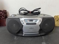 WH28765【四十八號老倉庫】二手 早期 飛利浦 PHILIPS 手提 CD 收錄音機 故障機 會過電 1機價