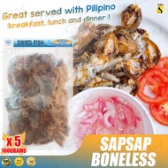 Dried Fish Sapsap Boneless 500g / 1kg Dried Sapsap / Gourmet Dried Fish / Sun-Dried / Crispy Sapsap