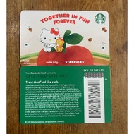 Singapore Starbucks 2024 Hello Kitty Card (Zero Value) (24-08.2)