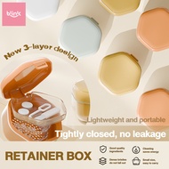 Retainer aligner case Tooth Braces Soaking Box Aligner BoxDenture Box Portable Denture Cleaning Invi