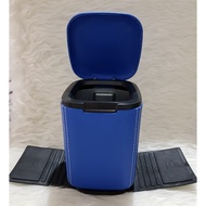 Car Trash Can Car Trash Box Car Dustbin Universal Car Dustbin Color biru