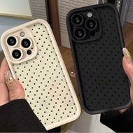 Black Polka Dots Phone Case For Infinix ITEL RS4 A70 80 90 P55 Smart 20 6 7 Note 40s TECNO Pova 6 7 