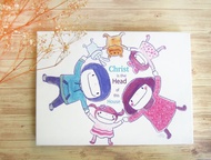 福音無框畫-【基督是我家之主】