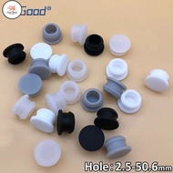 FS Food Grade Silicone Rubber Conical Snap-on T Type Plug Blanking End Caps Tube Inserts Bung 2.5-50